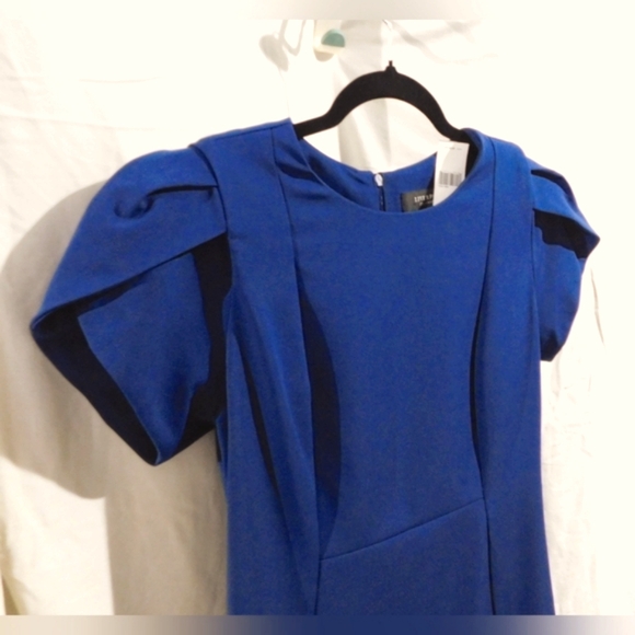 NWT Tulip Sleeve Sheath Dress Size 2 in Galaxy Color by Liverpool Los Angeles - Picture 3 of 8